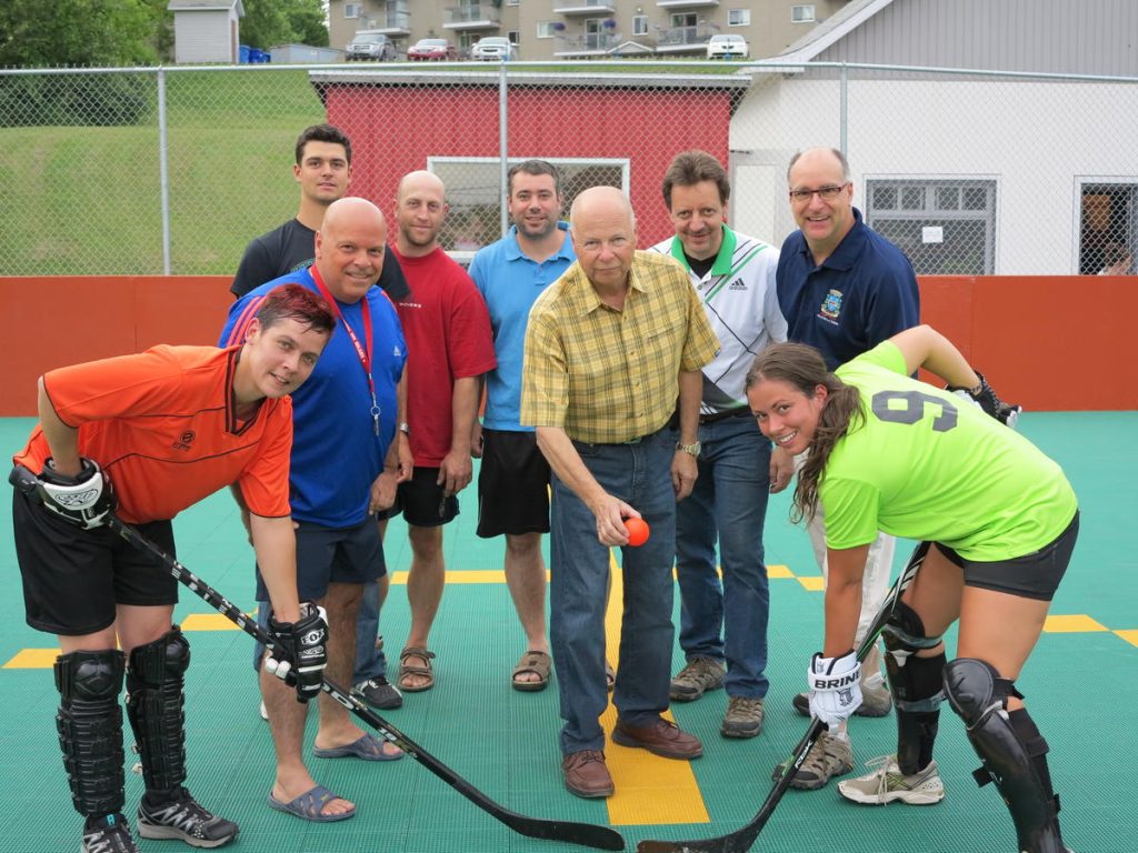 Inauguration de la surface de Dek hockey L’Écho de la Tuque