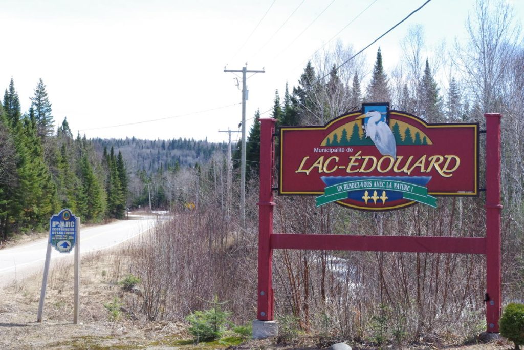 Une application mobile qui décrit LacÉdouard L’Écho de la Tuque