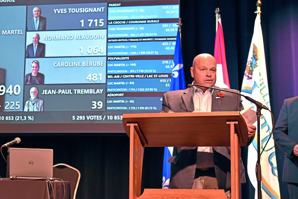 Luc Martel est le nouveau maire de La Tuque - L’Écho de la Tuque